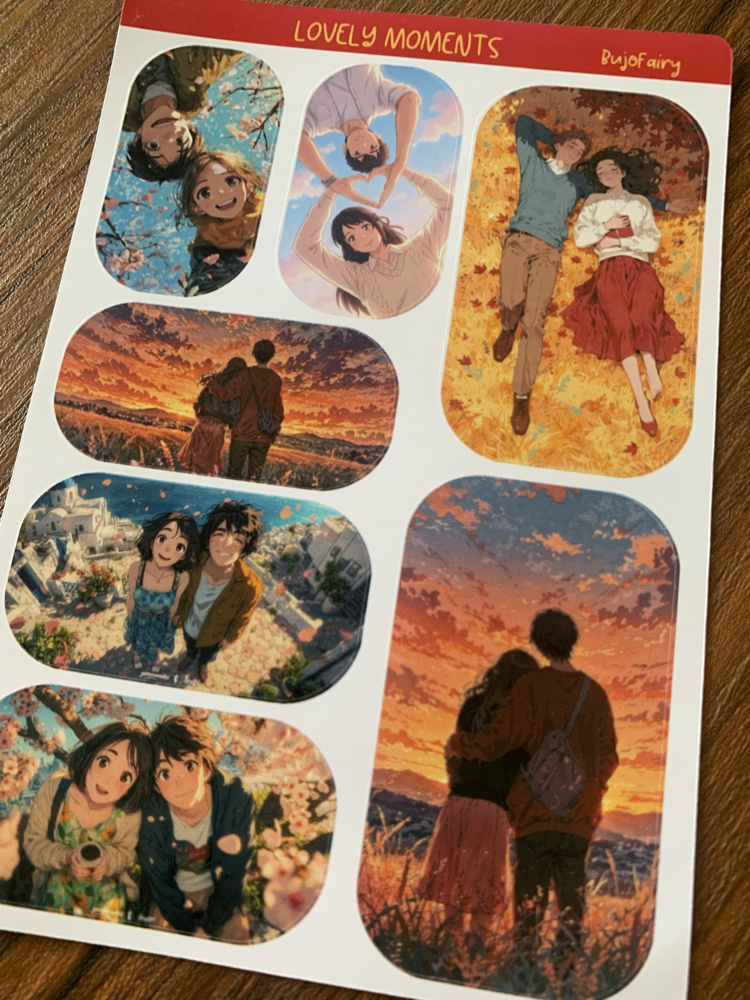 Lovely Moments Sayfa Sticker