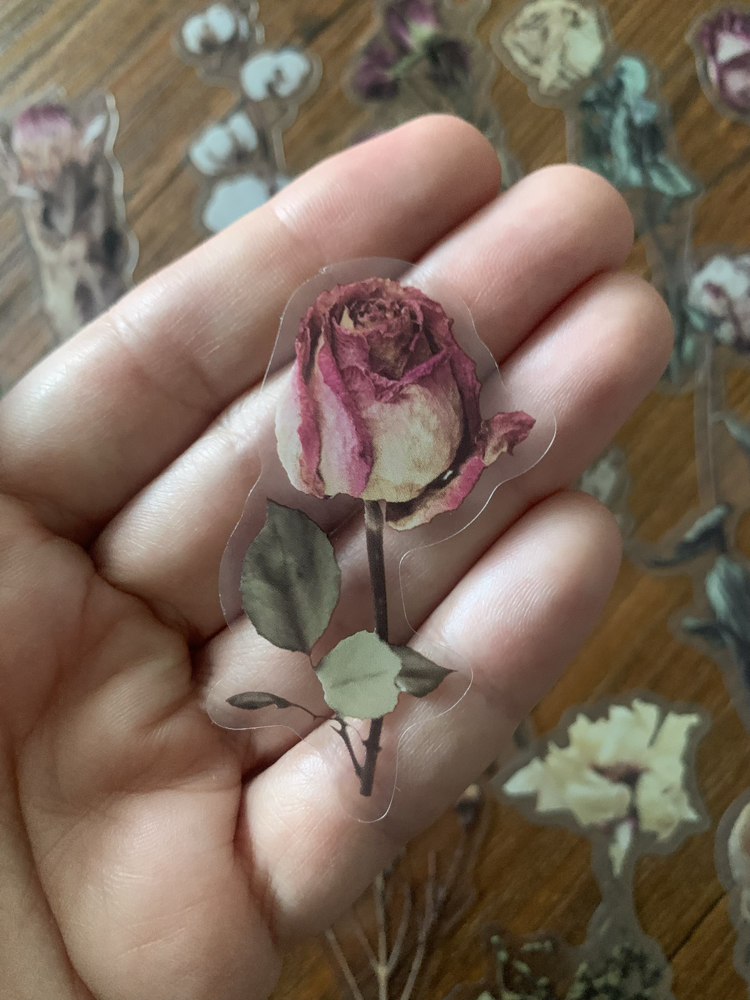 Dried Flowers Pet Stickers