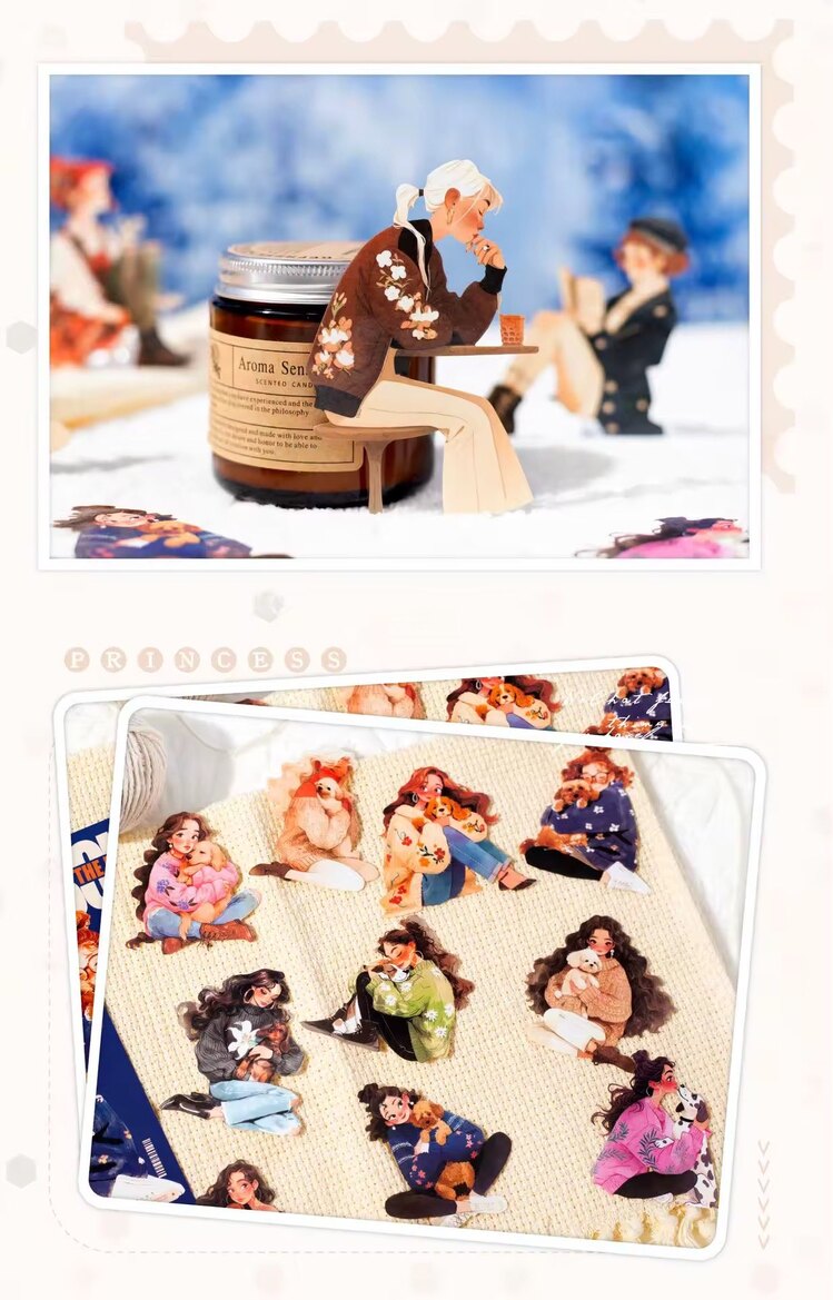 Season Winter Character Sticker Packs