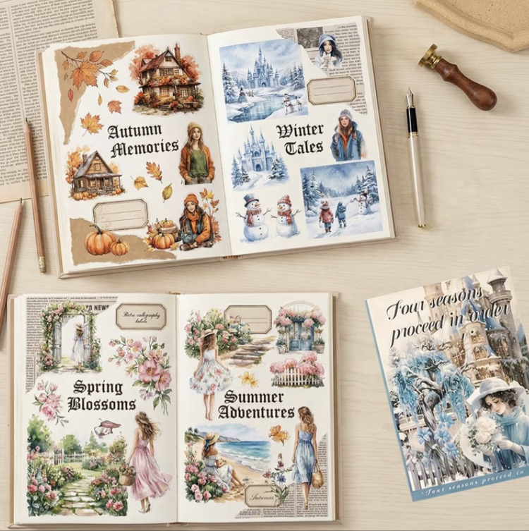 Seasonal Pet Sticker Kitapçıkları /New Collection
