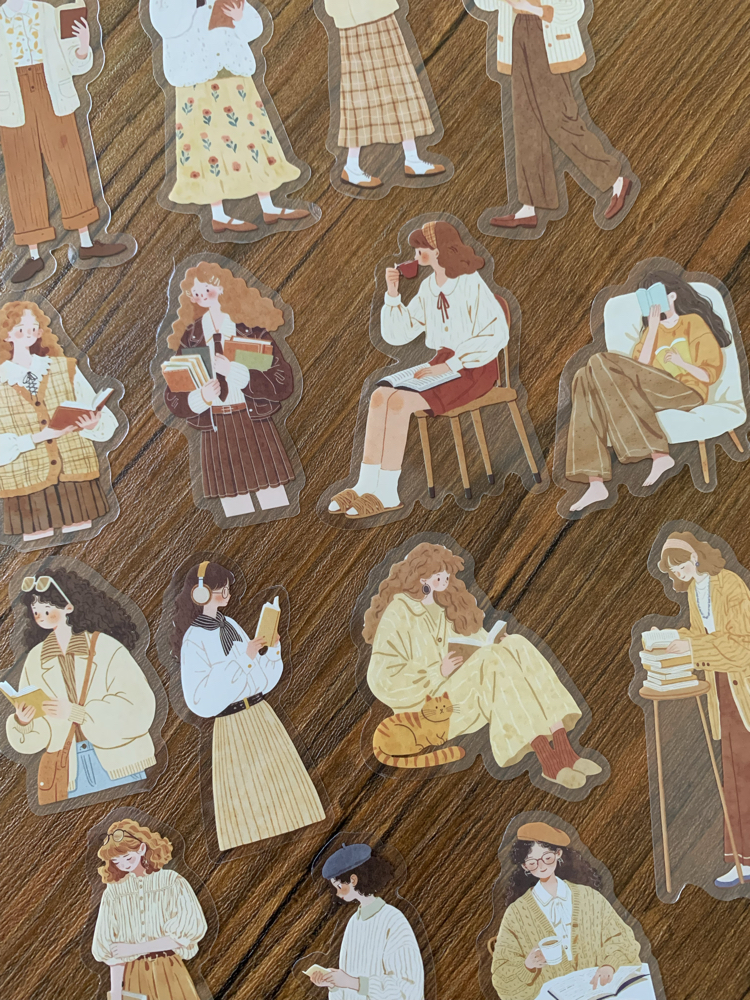Girl Reaching For The Sun Pet Stickers