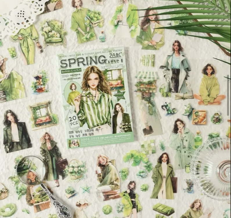 Floral Moments Pet Sticker Kitapçıkları 