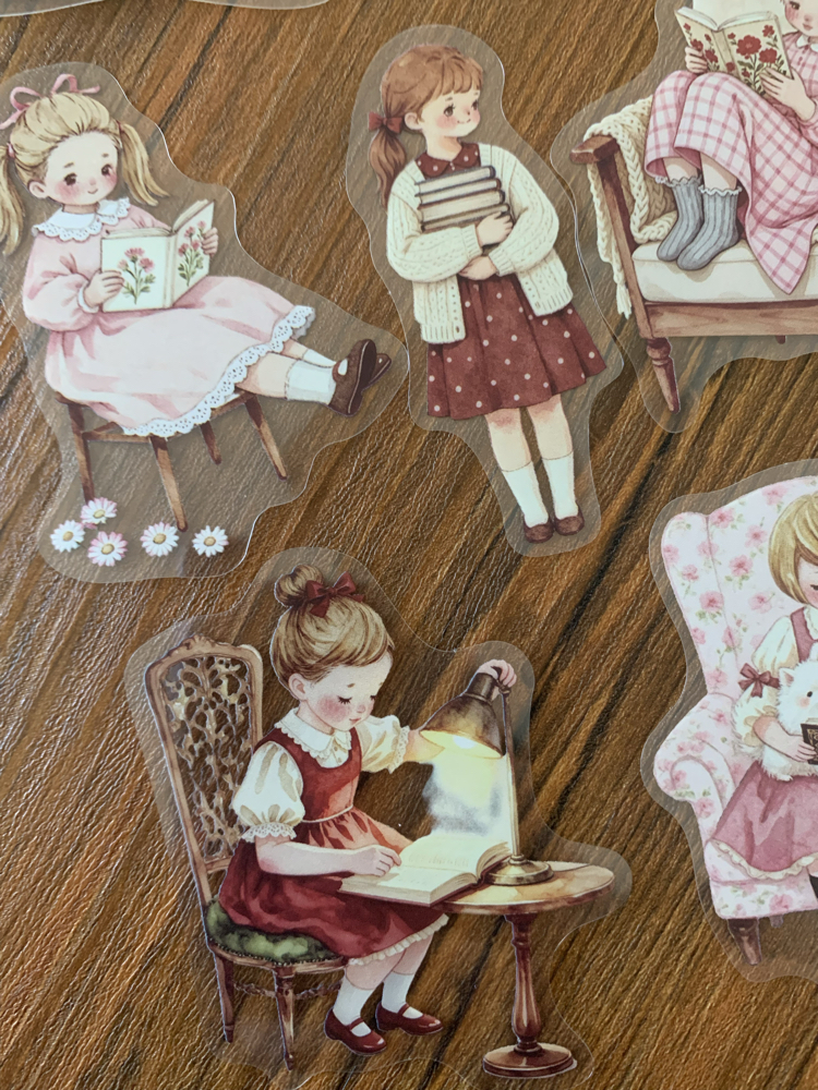 Red Reading Days Pet Stickers