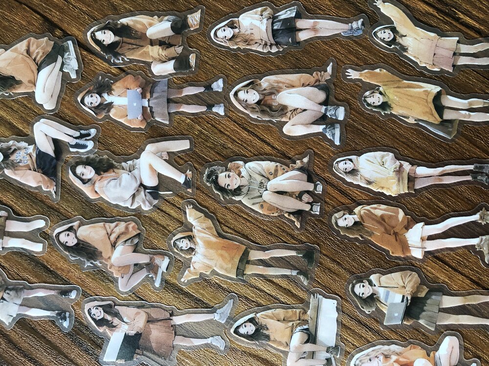 Hoodie Girls Pet Sticker Seti/ Anime Series | Bullet Journal Malzemeleri