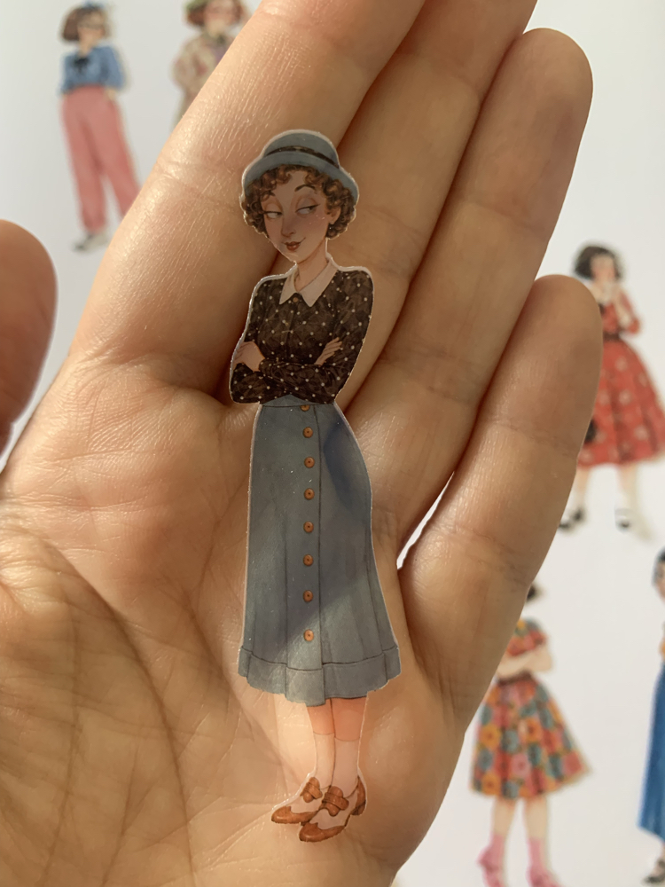 Vintage Dolls Pet Sticker Seti