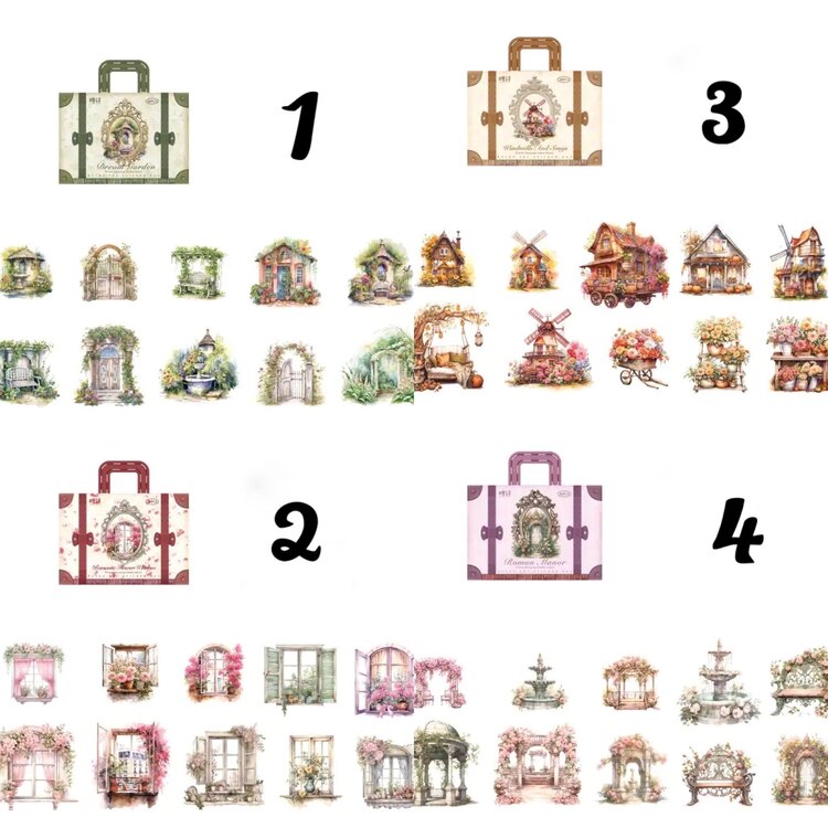 Romantic Dream Serisi Pet Sticker Setleri