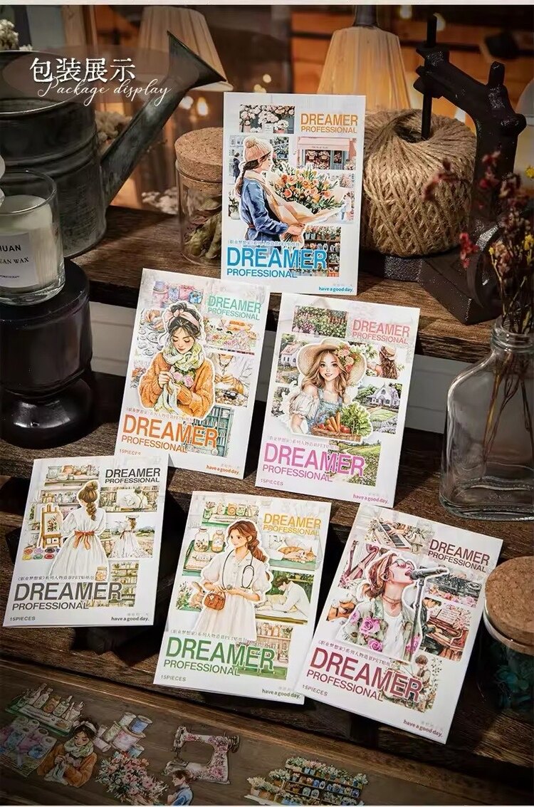 Dreamer Pet Sticker Packs | Bullet Journal Malzemeleri