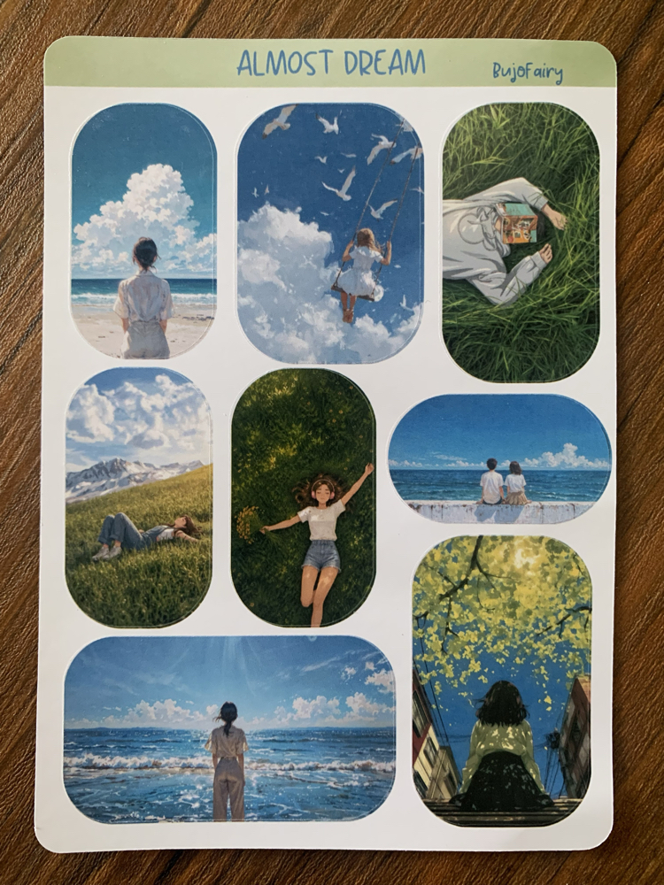 Almost Dream Sayfa Sticker