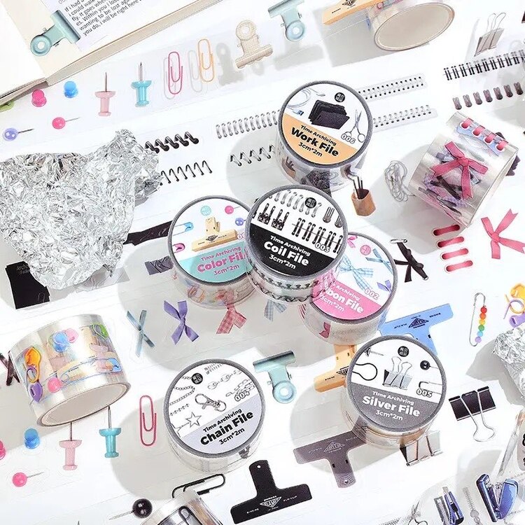 Journaling Die Cut Pet Bantlar | Bullet Journal Malzemeleri