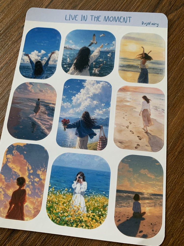 Live İn The Moment Sayfa Sticker