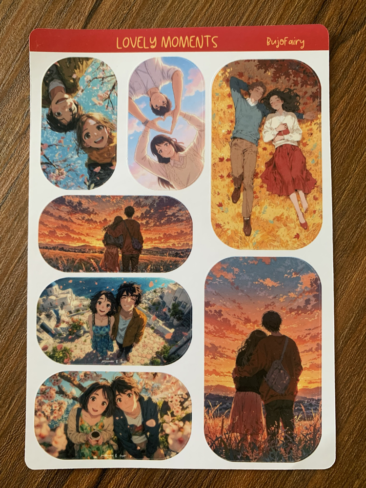 Lovely Moments Sayfa Sticker