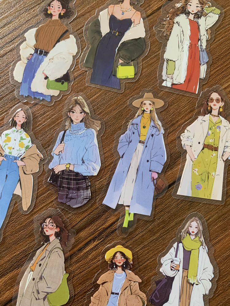 Stylish Day Pet Sticker Seti