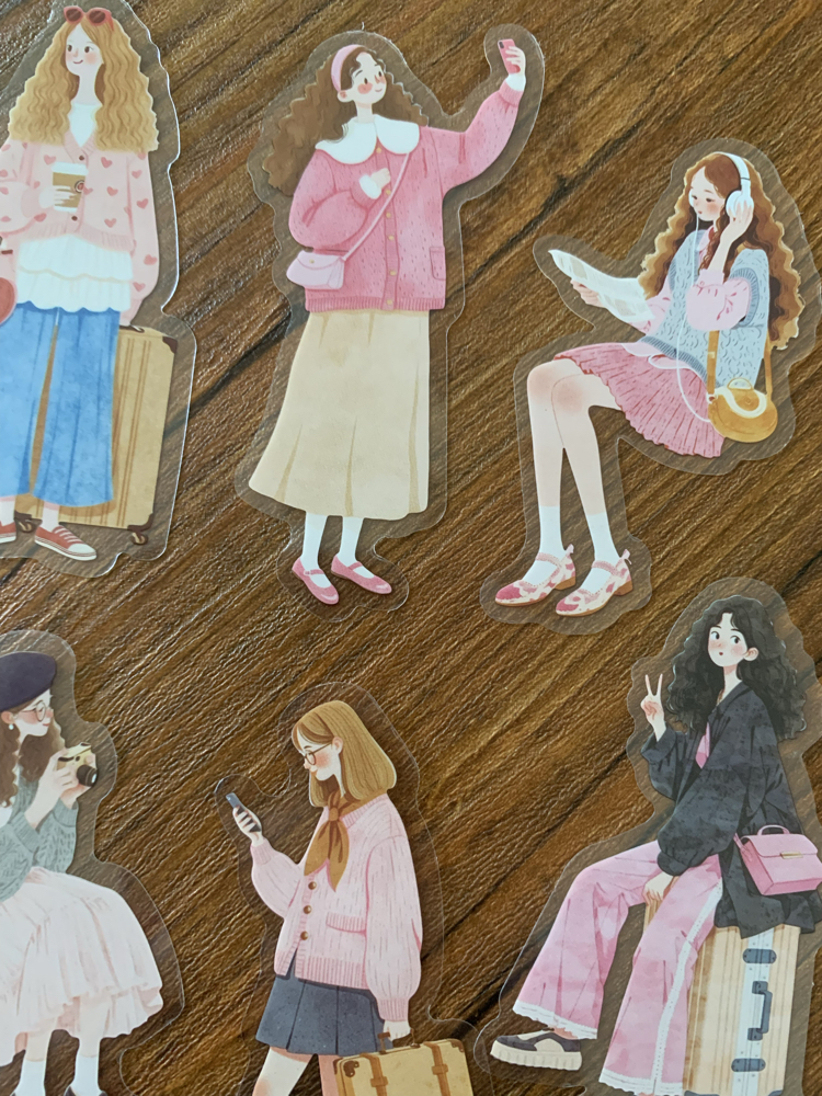 Pink Dreamers Pet Stickers