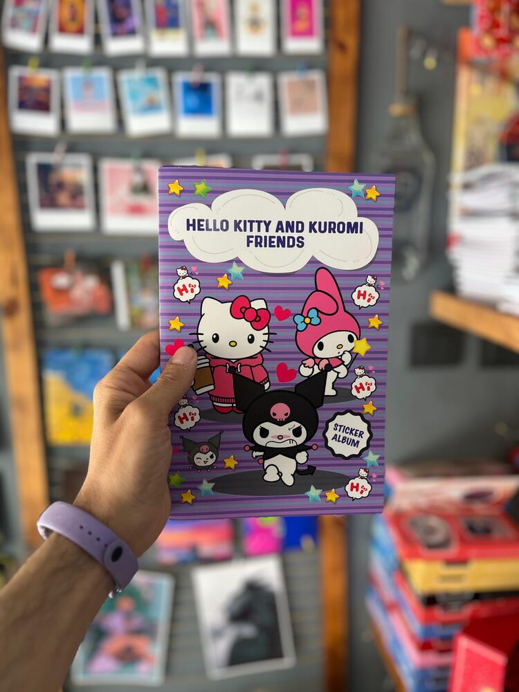 Hello Kitty & Kuromi Sticker Defteri (2)