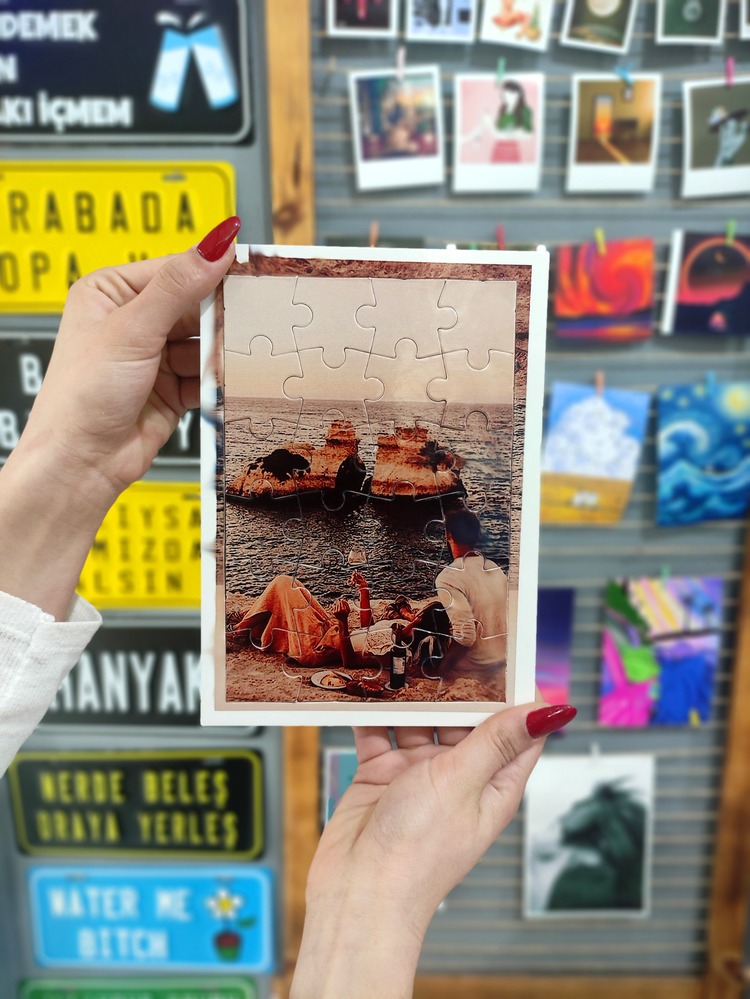 Kişiye Özel Fotoğraflı Puzzle (Küçük)