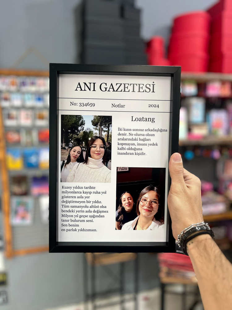 Kişiye Özel Anı Gazetesi
