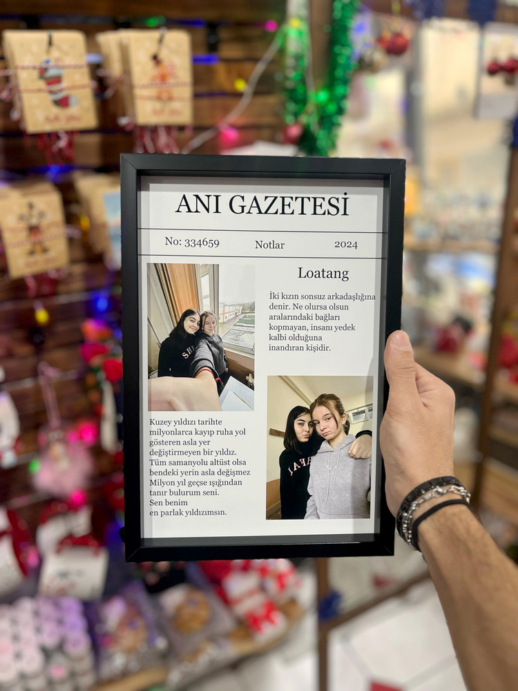 Kişiye Özel Anı Gazetesi