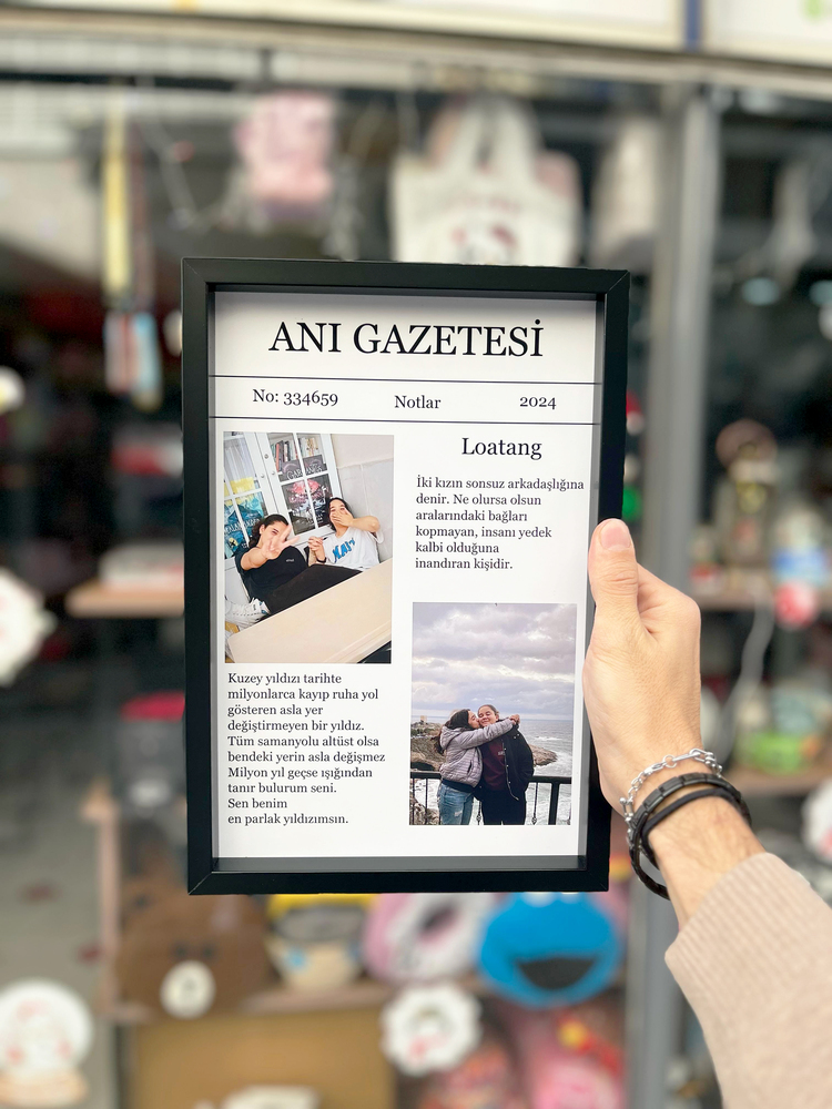 Kişiye Özel Anı Gazetesi