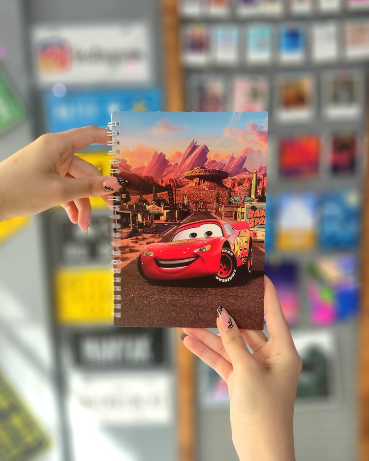 Şimşek Mcqueen Spiralli Defter