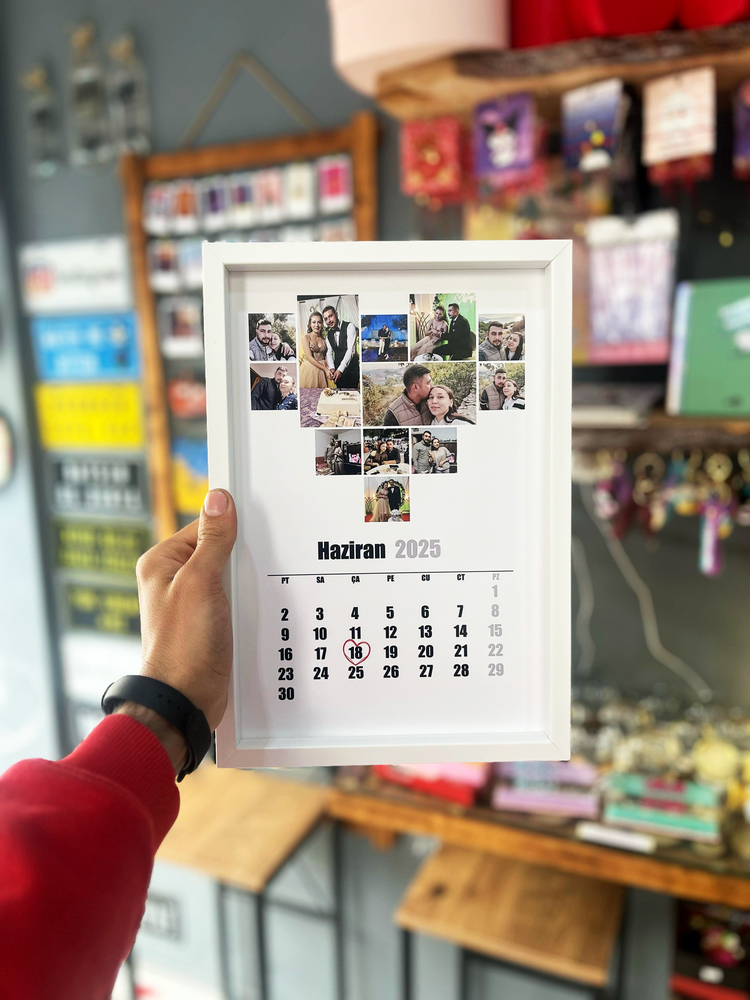 Kişiye Özel Fotoğraflı Takvim