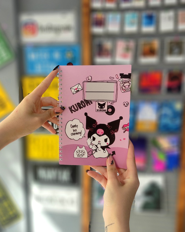 Kuromi Spiralli Defter