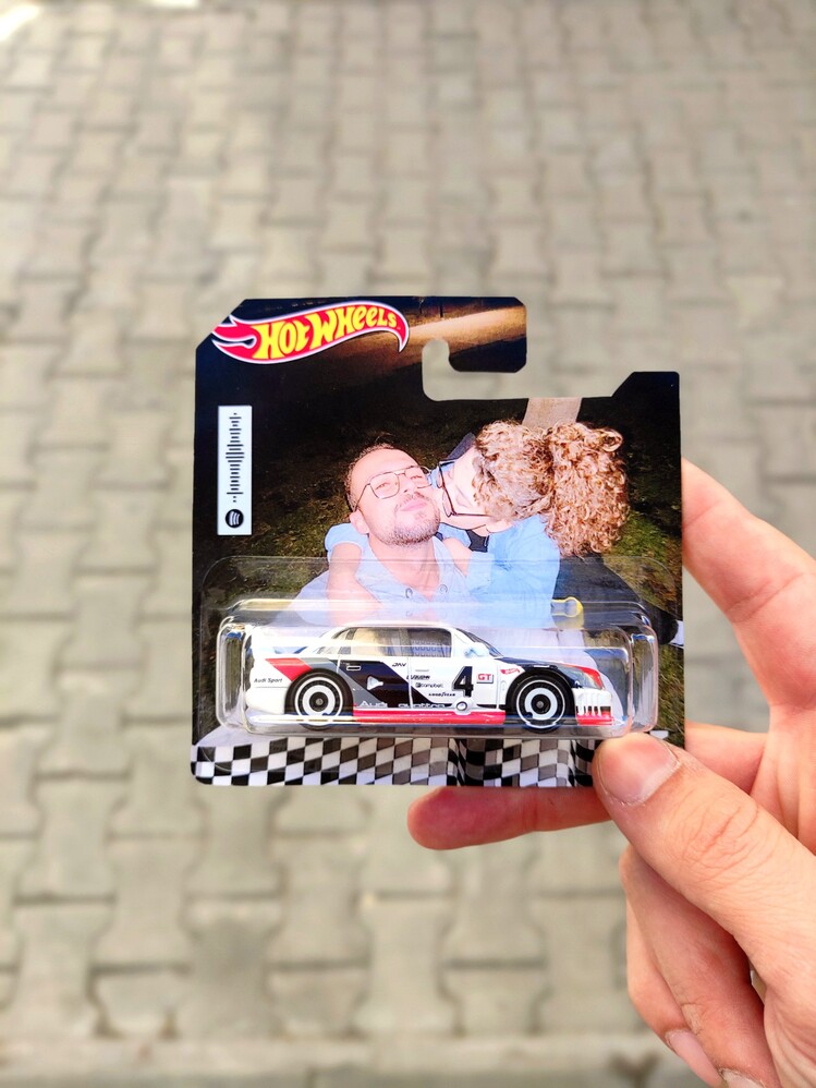 1 Adet Kişiye Özel Hotwheels Araba