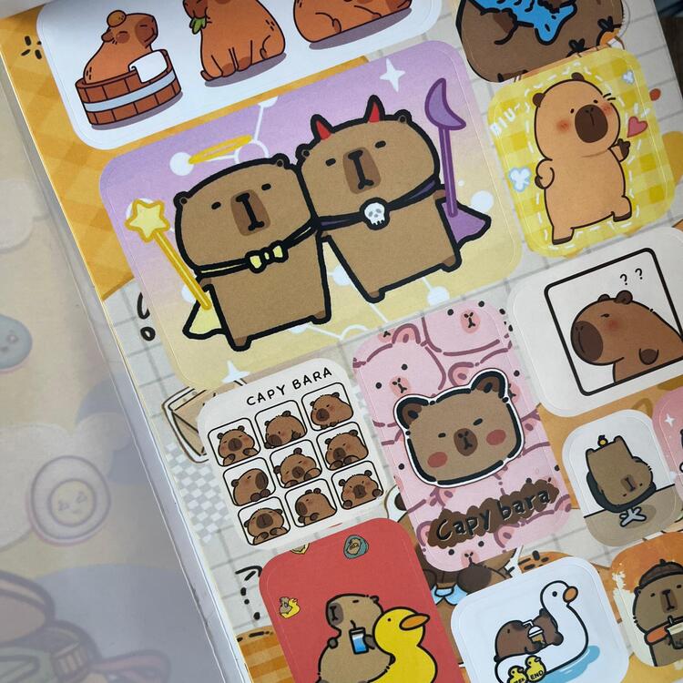 Capybara Sticker Defteri (2)
