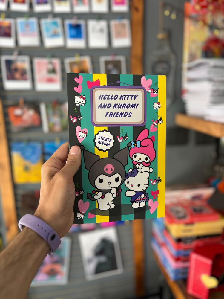 Hello Kitty & Kuromi Sticker Defteri