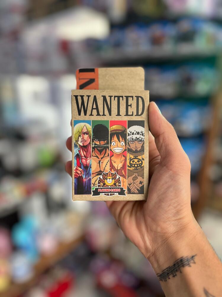One Piece Wanted İskambil Kağıdı