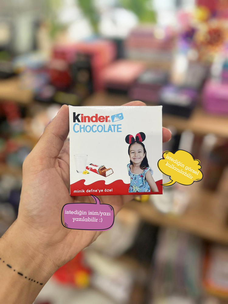 Kişiye Özel Kinder Çikolata