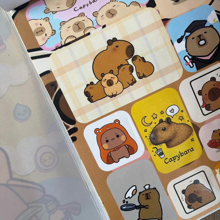 Capybara Sticker Defteri (2)