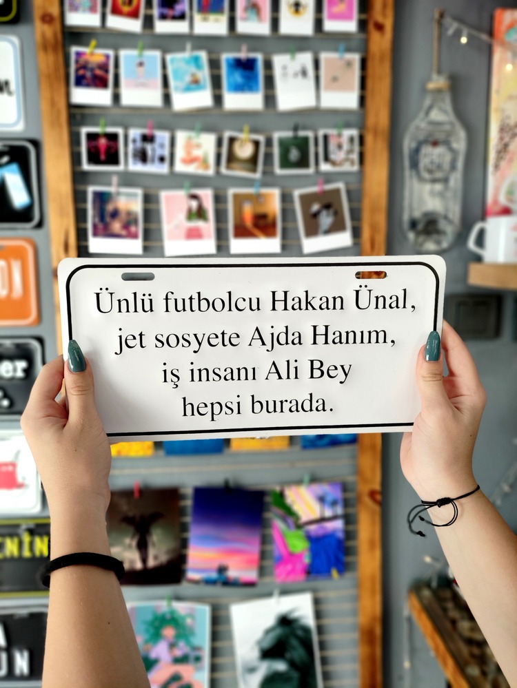 Hepsi Burada Metal Plaka