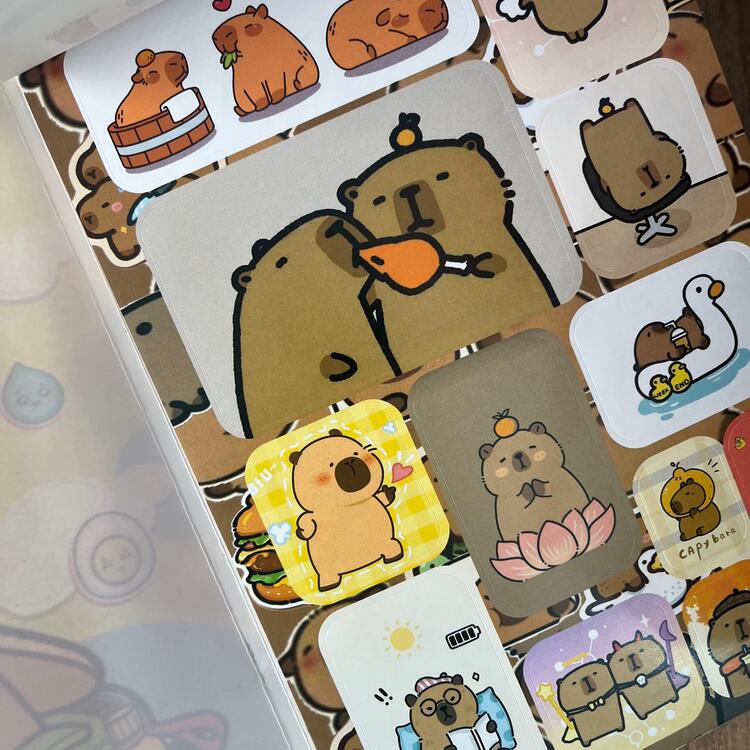 Capybara Sticker Defteri (2)