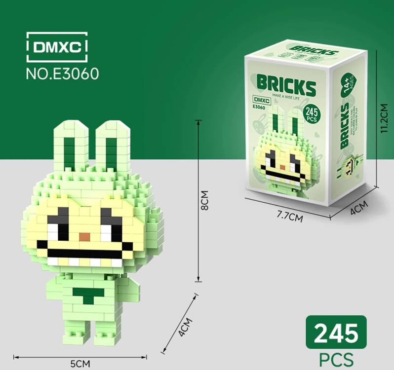 E3060 Mini Bricks Yapı Figürü – Koleksiyonluk Dekor Oyuncak
