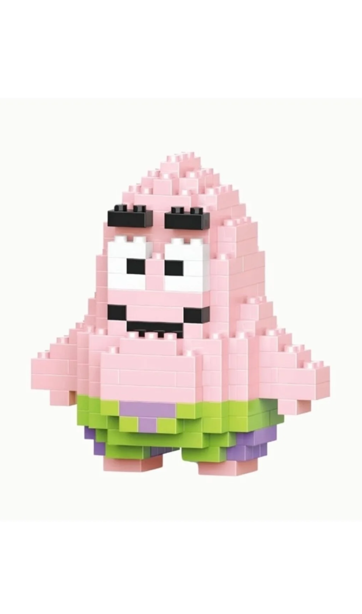 Mini Blok Oyuncak Figür – Patrick Modeli | Mikro Lego Seti 166 Parça