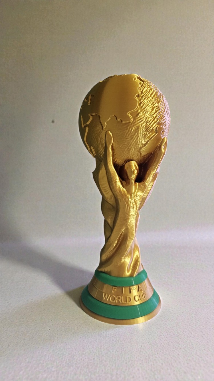FIFA Dünya Kupası Kupa Biblo 25 cm | Dekoratif Altın Kupa Modeli | Koleksiyon & Hediyelik