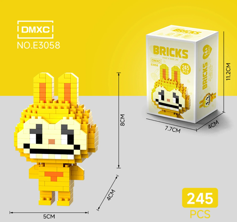 E3058 Mini Bricks Yapı Figürü – Koleksiyonluk Dekor Oyuncak