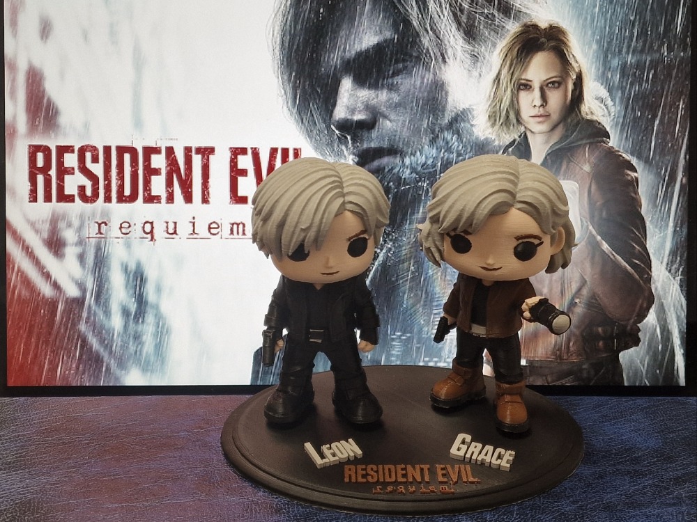 Resident Evil Figür Seti – Leon & Grace Koleksiyon Figürleri
