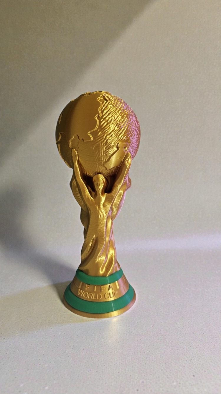 FIFA Dünya Kupası Kupa Biblo 25 cm | Dekoratif Altın Kupa Modeli | Koleksiyon & Hediyelik