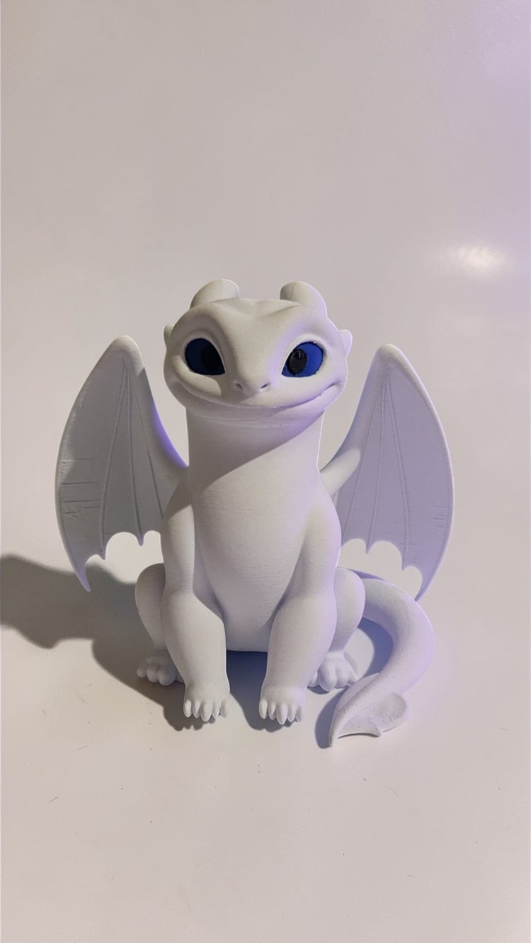 Light Fury Figür 23 cm – Büyük Boy Dekoratif Koleksiyon