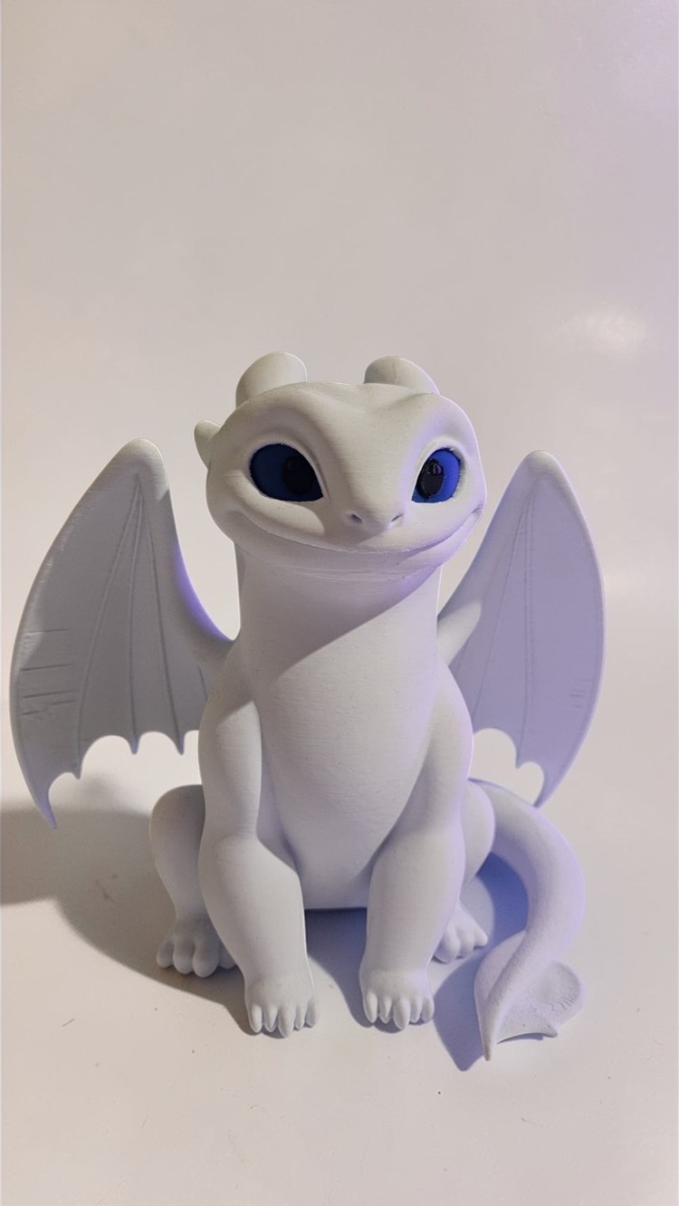 Light Fury Figür 23 cm – Büyük Boy Dekoratif Koleksiyon