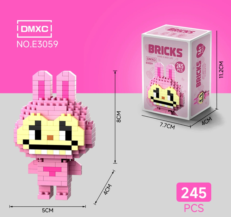 E3059 Mini Bricks Yapı Figürü – Koleksiyonluk Dekor Oyuncak 