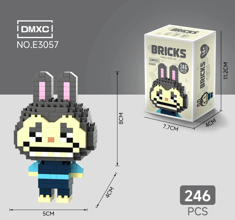 E3057 Mini Bricks Yapı Figürü – Koleksiyonluk Dekor Oyuncak