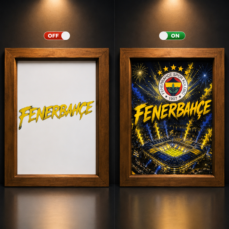 Fenerbahçe ışıklı tablo