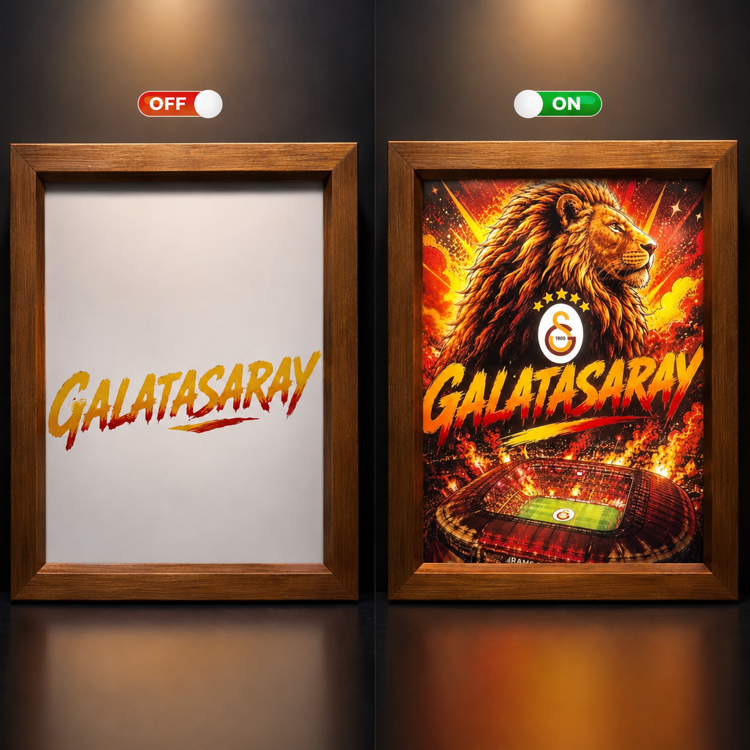 Galatasaray ışıklı tablo