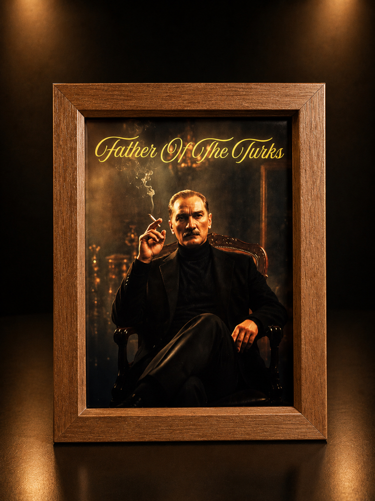 Atatürk ışıklı tablo(Father of the Turks)