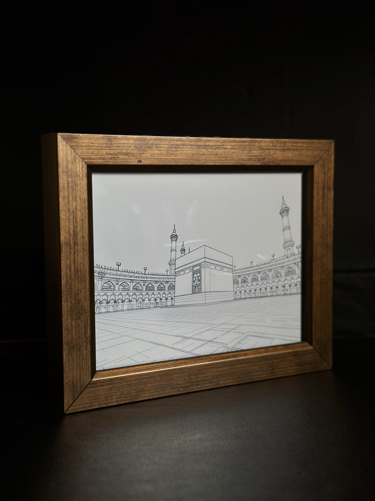 Kabe Işıklı Tablo