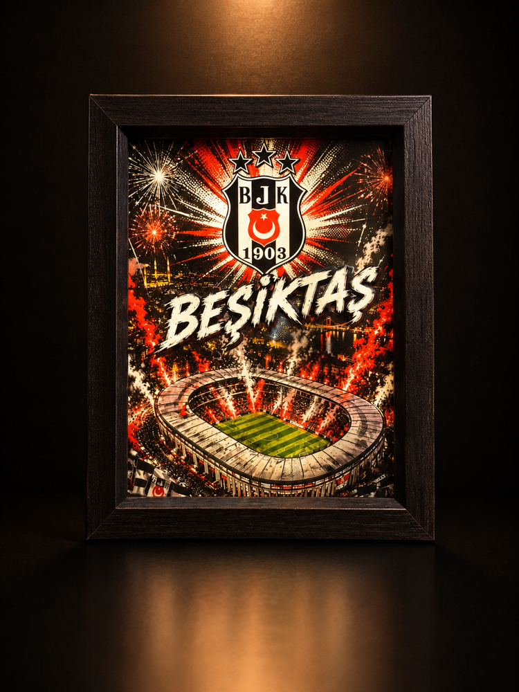 Beşiktaş ışıklı tablo