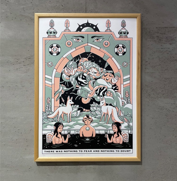 PYRAMID SONG - Serigrafi Baskı