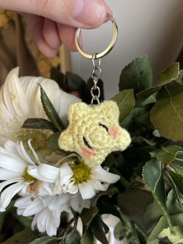 Yıldız anahtarlık charm 